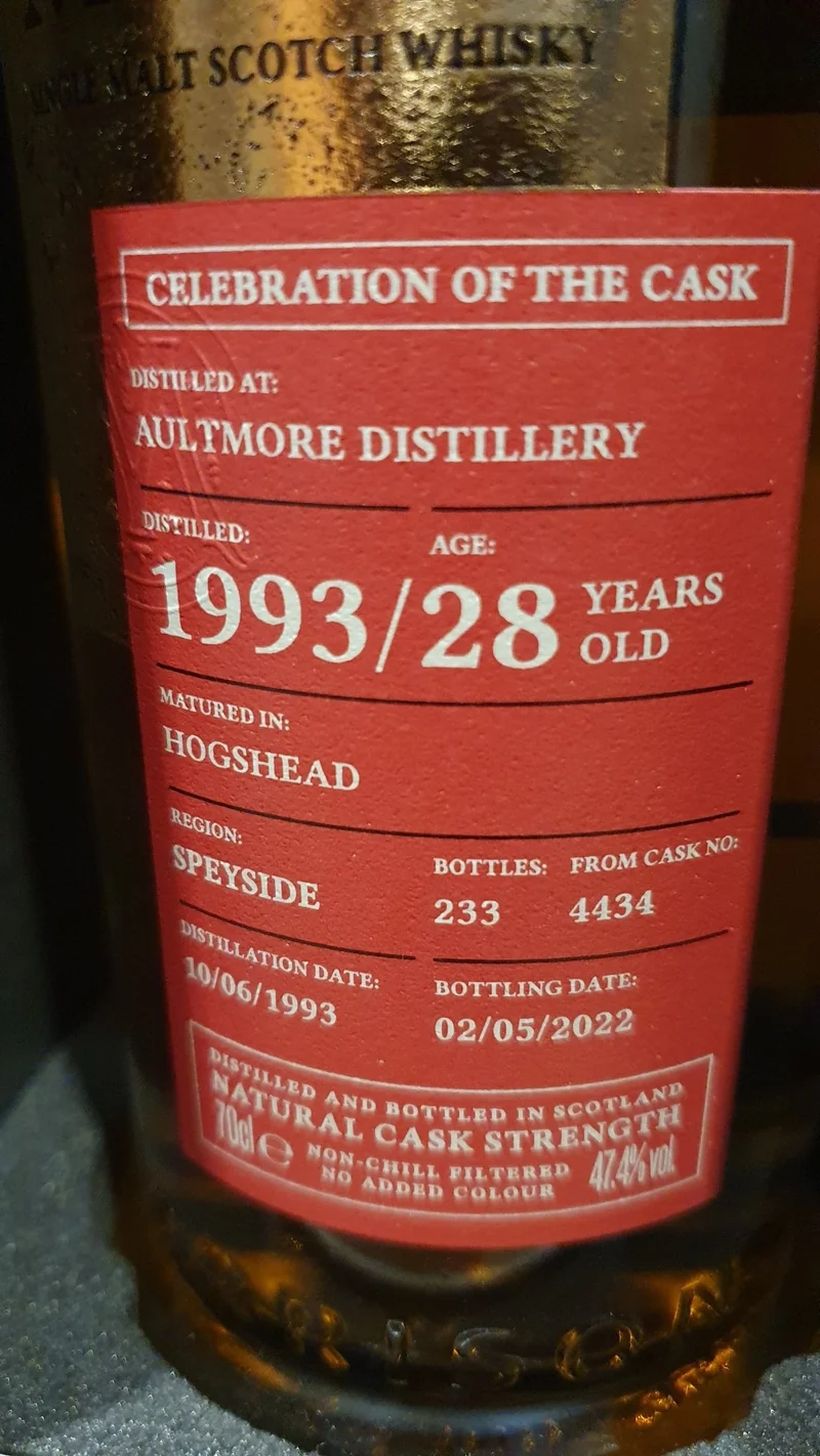 X Aultmore 1993 Bourbon Barrel 0,7l 47,4% vol COC Carn Mor Celebration of the Cask Whisky