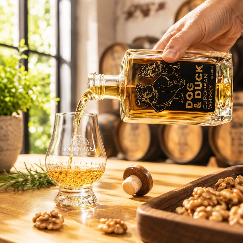 Europäischer Whisky Dog & Duck | European Blended Malt Whisky | 44%