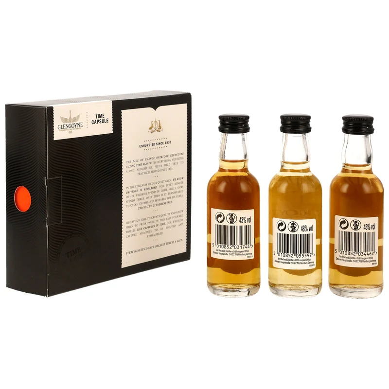 GLENGOYNE - Time Capsule Mini Set 3x0,05l - 44,67% Vol.