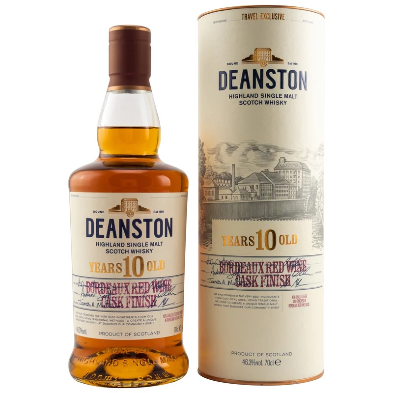 DEANSTON - 10 Jahre Bordeaux Cask - 46,3% Vol.