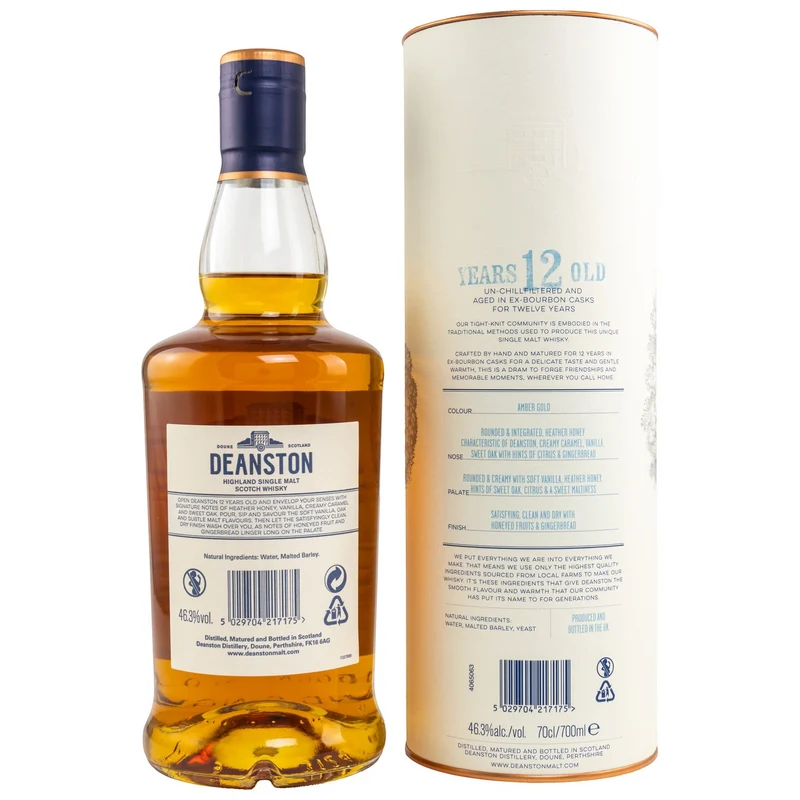 DEANSTON - 12 Jahre - 46,3% Vol.