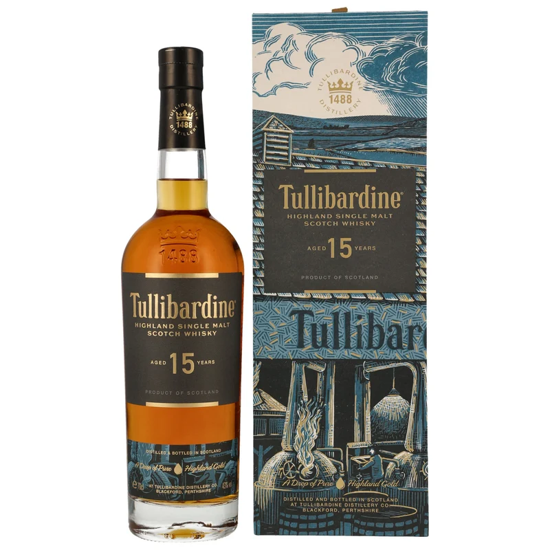TULLIBARDINE - 15 Jahre - 43% Vol.