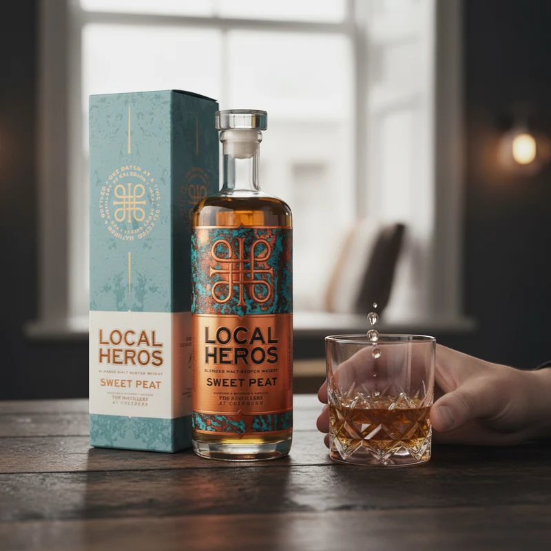 COLEBURN - Local Heros Sweet Peat Blended Malt Scotch Whisky - 46% Vol.