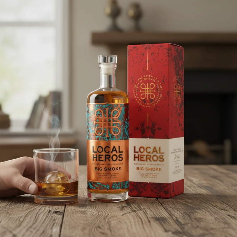COLEBURN - Local Heros Big Smoke Blended Malt Scotch Whisky - 46% Vol.