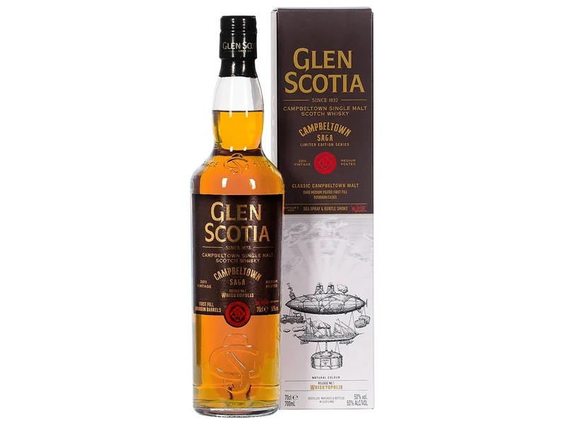 Glen Scotia Campbeltown Saga Release No 1 Whiskyopolis Peated Vintage 2011 50% vol. 700ml