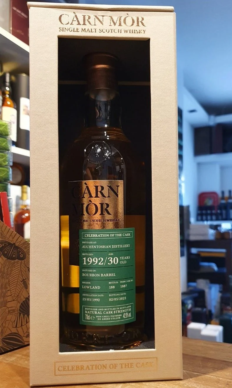 X Auchentoshan 1992 Bourbon Barrel 0,7l 42,9% vol COC Carn Mor Celebration of the Cask Whisky Lowland