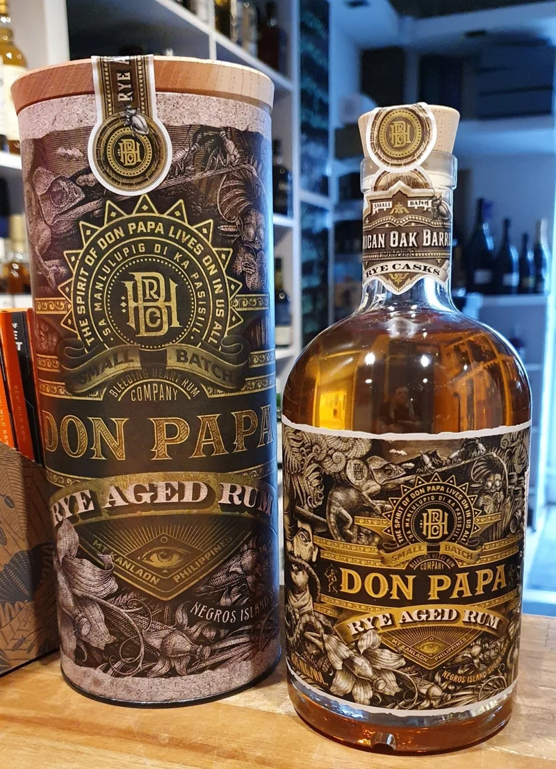 Don Papa Rum Rye American oak cask mit Dose Box limitierte Edition 0,7 45%vol.