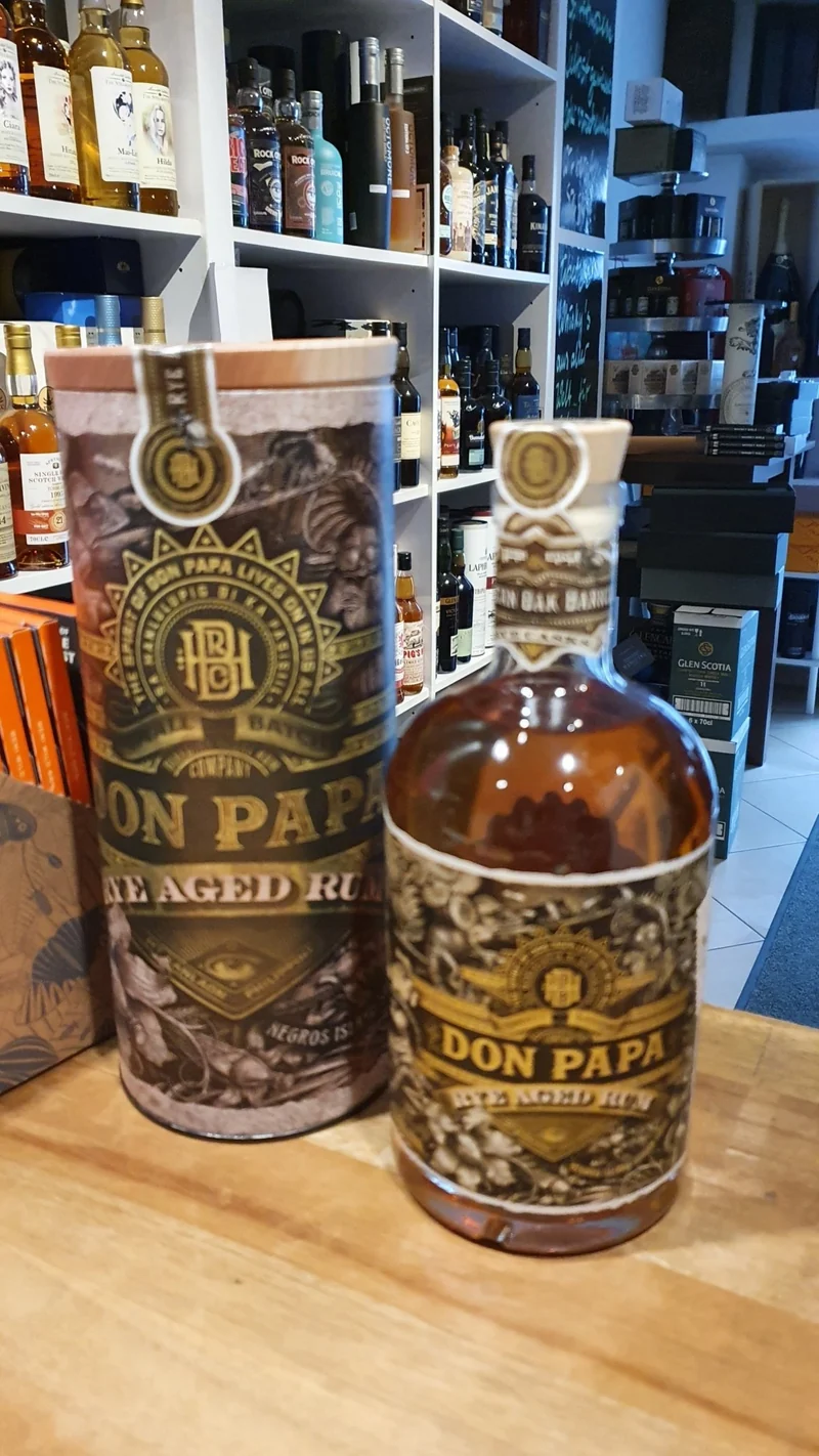 Don Papa Rum Rye American oak cask mit Dose Box limitierte Edition 0,7 45%vol.