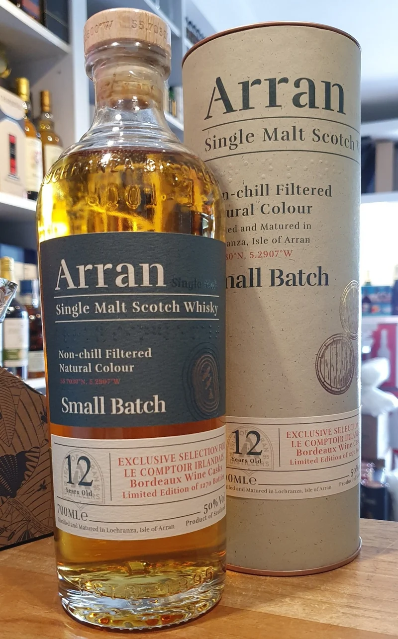 Arran 12 y Bordeaux Cask 0,7l 50% vol. single malt Whisky