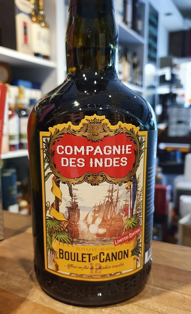 X Compagnie des Indes Boulet de Canon No.12 2022 0,7l 46% vol. Cdi rum rhum Fassabfüllung Sonderedition limitiert auf ein Fass
