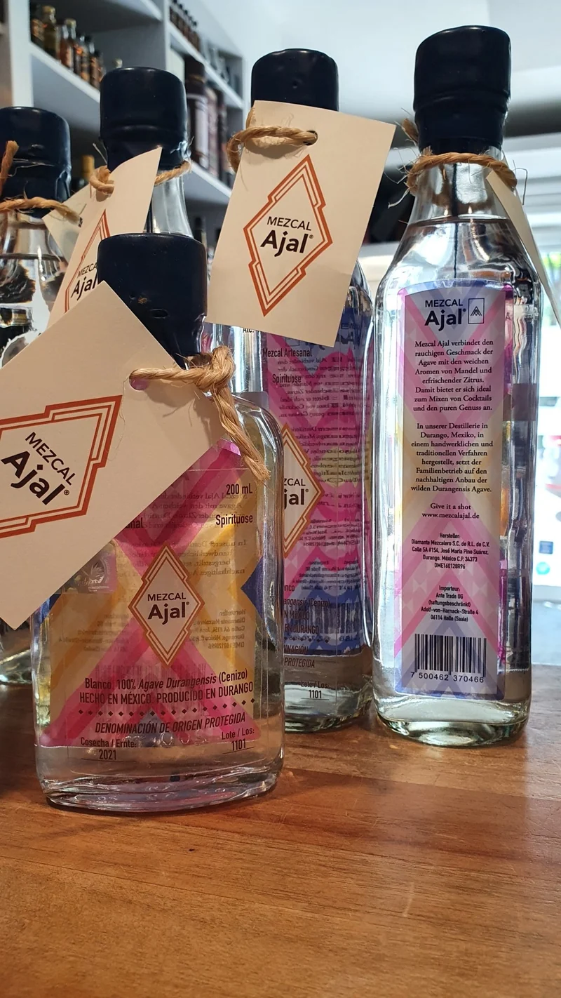 Mezcal Ajal blanco 2021 0.5l Flasche 40,5% vol.