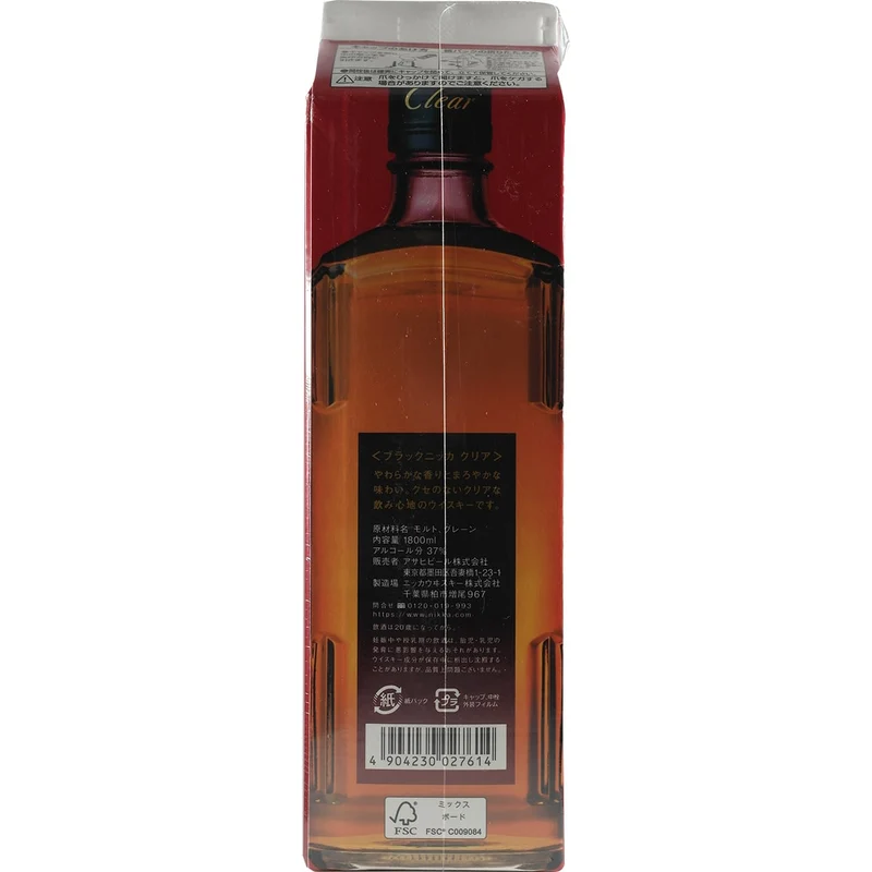 Black Nikka Clear Blend 1800ml Tetrapack