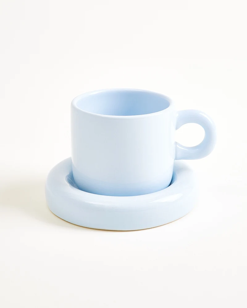 Seia Tasse & Untertasse hellblau