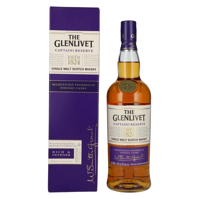 The Glenlivet CAPTAINS RESERVE Single Malt Scotch Whisky 40% Vol. 0,7l in Geschenkbox