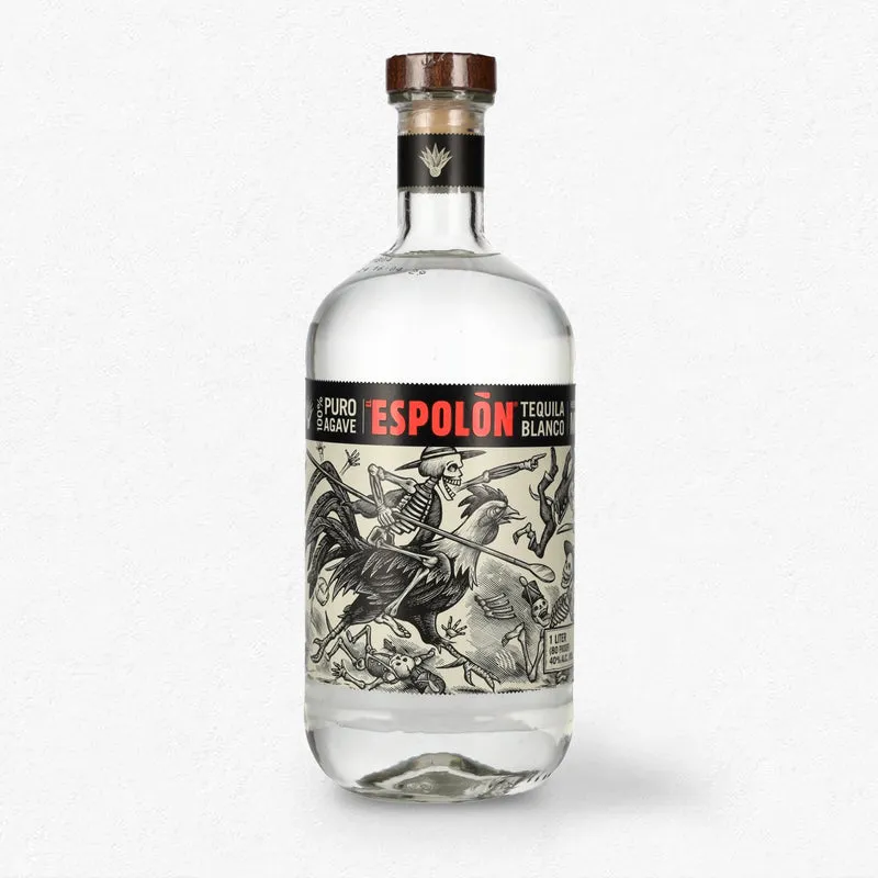 Espolòn Tequila Blanco 100% puro Agave 40% 1L