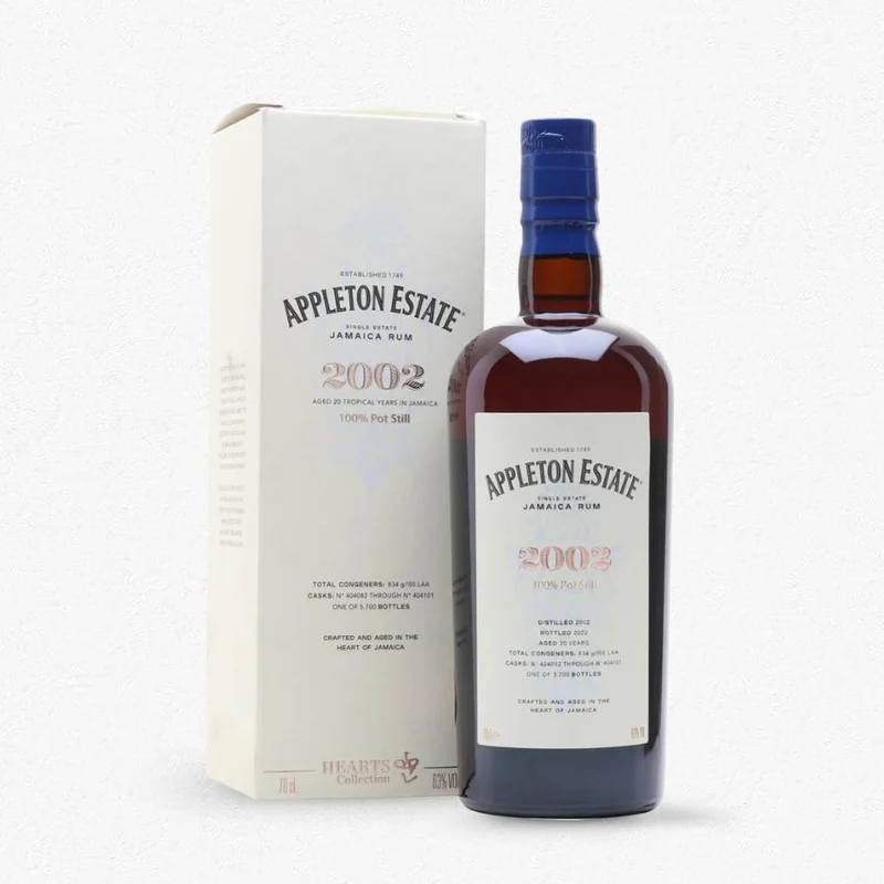 Appleton Estate Hearts Collection 2002 Jamaica Rum 63% 0,7L