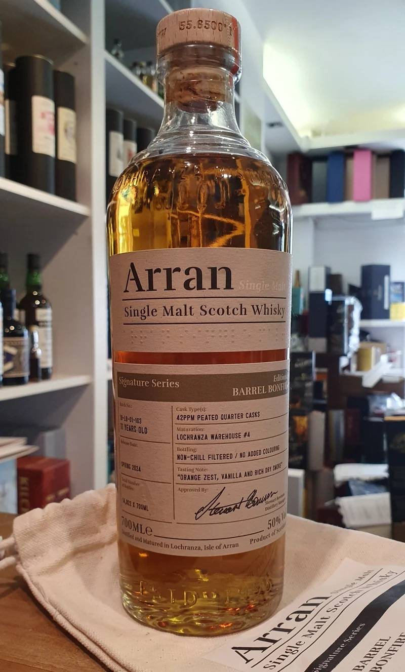 X Arran Barrel Bonfire Signature Ed. 2 0,7l 50 % vol. Single Malt Whisky