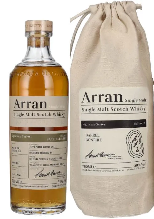 X Arran Barrel Bonfire Signature Ed. 2 0,7l 50 % vol. Single Malt Whisky