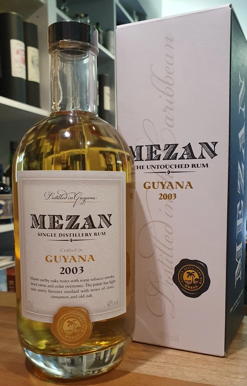 Mezan Guyana Diamond 2003 Single dist 0,7l 40 % vol. Rum