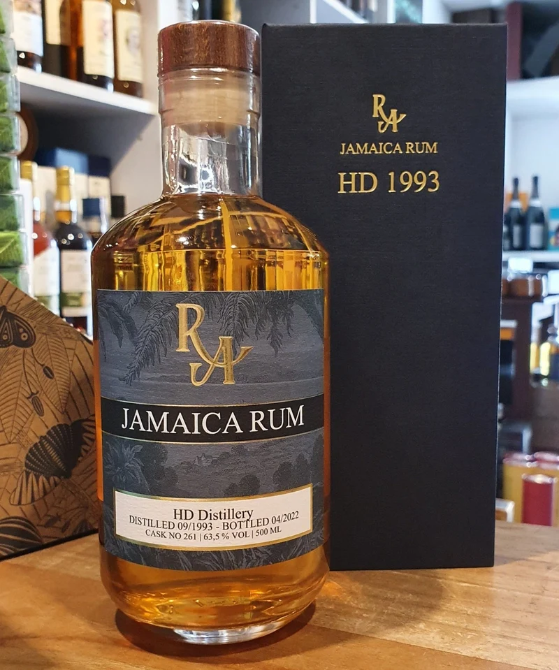 RA Jamaica HD 1993 2022 29y Hampden Dist. 63,5% 0,5l Single cask Rum Artesanal #261
