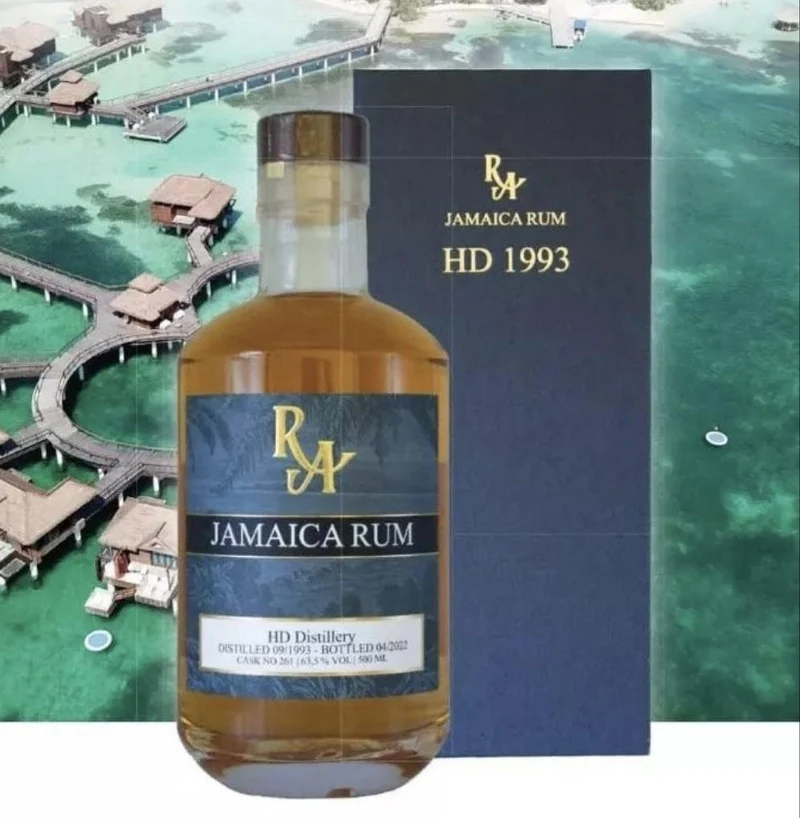 RA Jamaica HD 1993 2022 29y Hampden Dist. 63,5% 0,5l Single cask Rum Artesanal #261