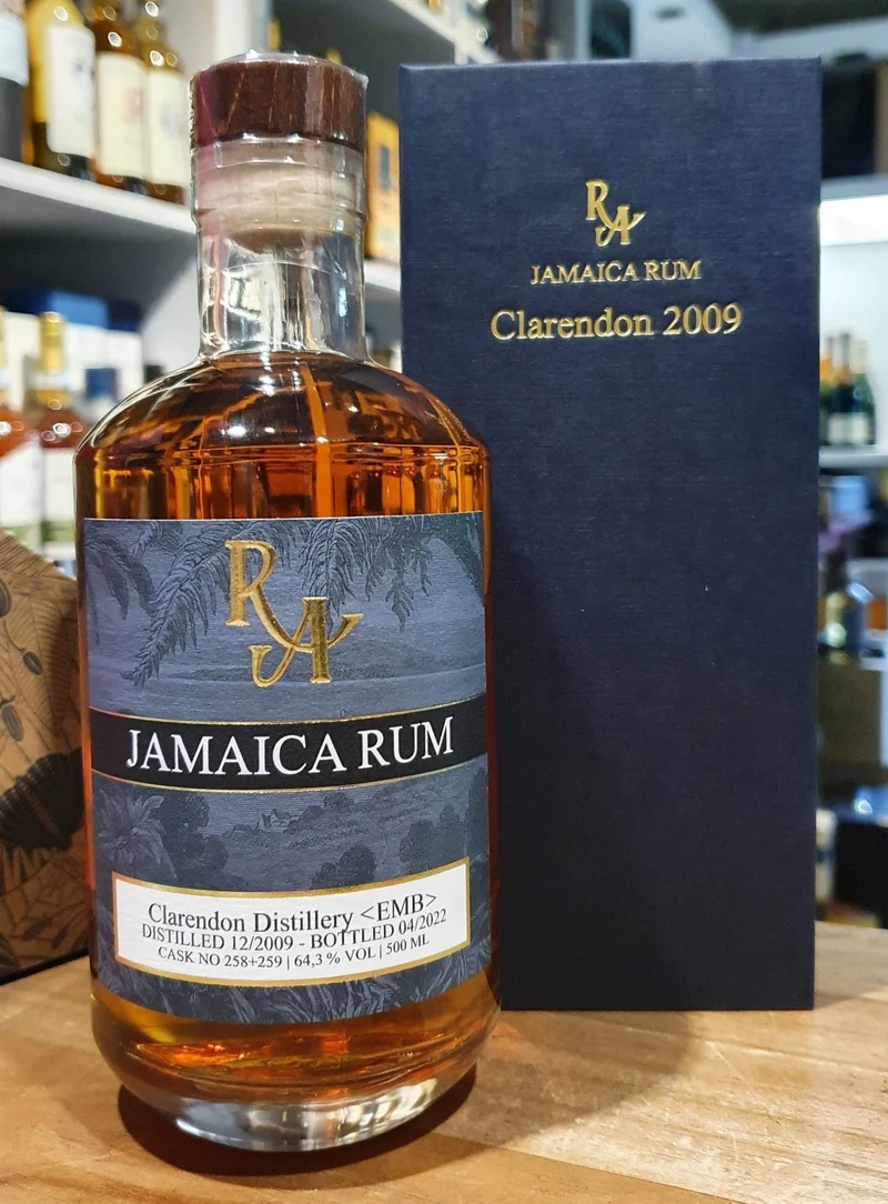 RA Jamaica "Clarendon 2009" EMB 0,5l 64,3% vol. Rum Artesanal