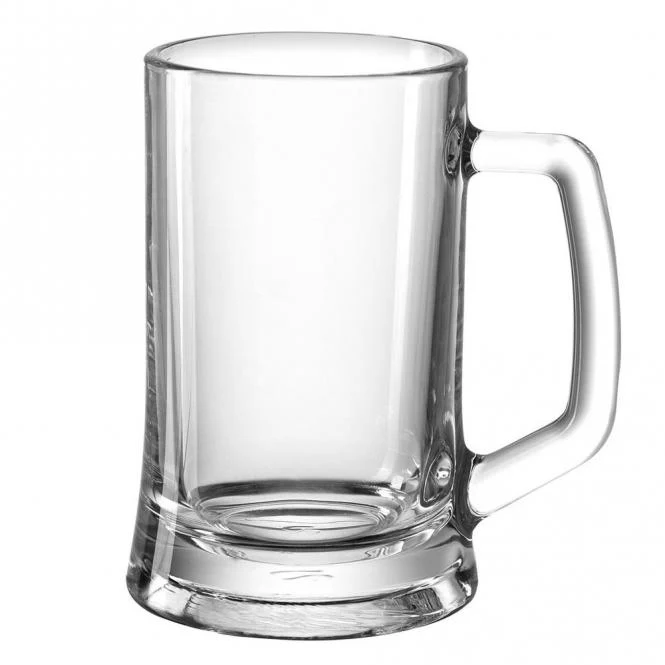 Bierkrug / Bierseidel mit Gravur deines Logos / Designs 0,5l