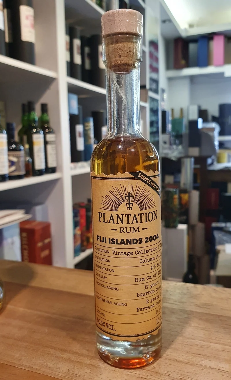 Plantation MINI Samples one time Fiji 2004 Island 2024 Terravera 0,1l 50,3 % vol. Planteray