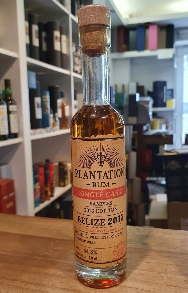 X Plantation MINI Samples Belize 2015 2023 Cherry likör Finish XO 0,1l 44,8 % vol. single cask Rum ex Planteray