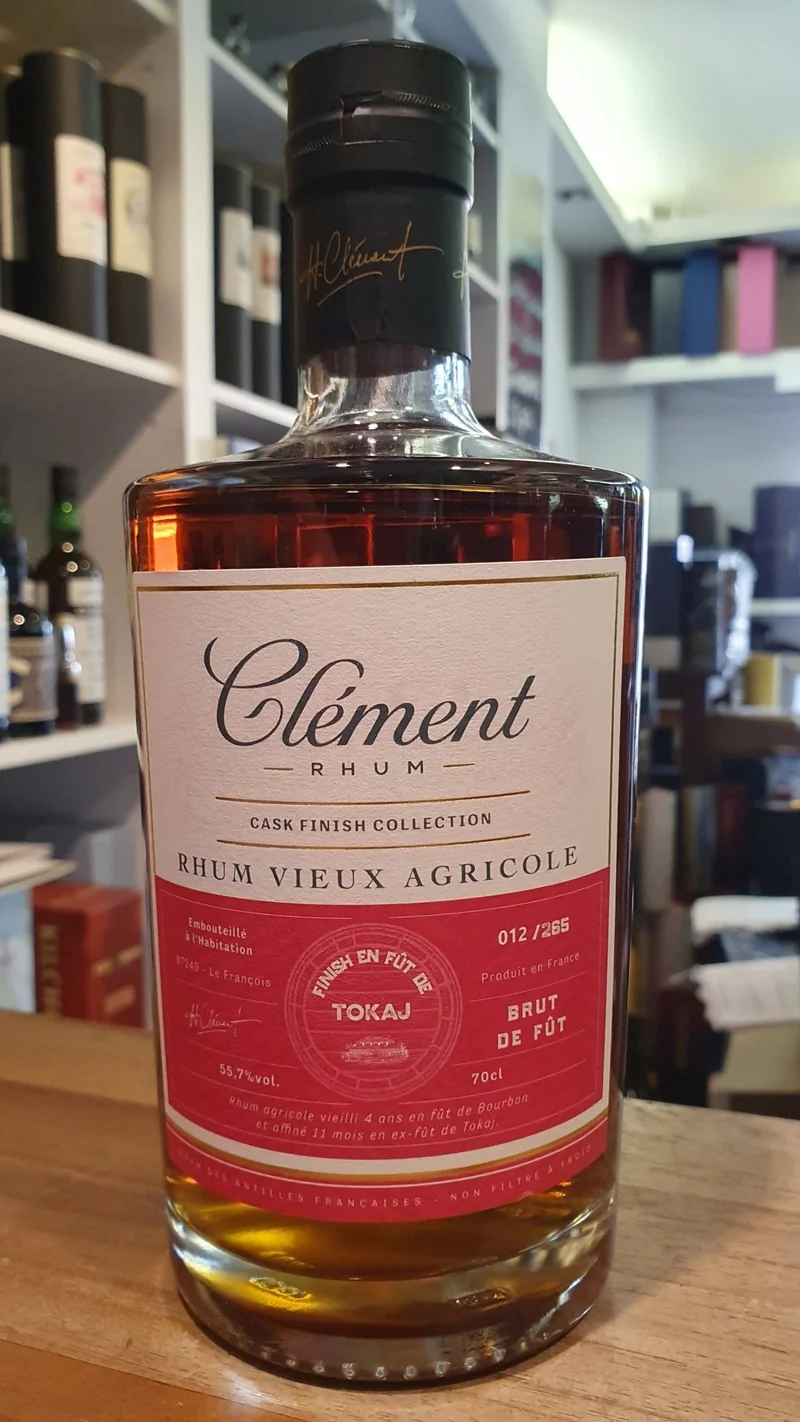 Clement Rhum 2018 Tokaj cask Finish 55,7 % vol. 0,7l Rum Martinique Rhum