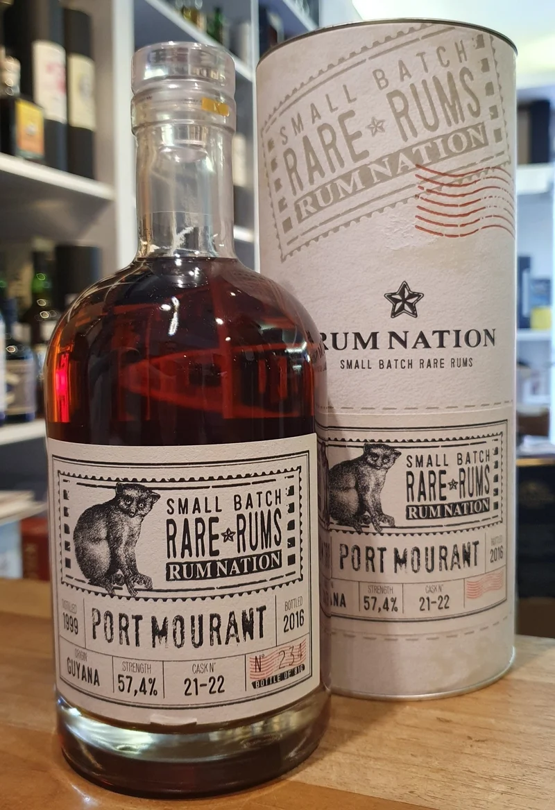 Rum Nation Port Mourant 1999 2016 0,7l 57,4 % vol. Rum #21 22 Guyana