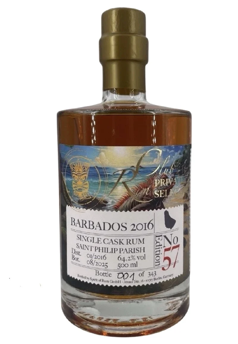 Rumclub Ed. 57 Foursquare Barbados Saint Philip parish 2016 64,2 % vol. 0,5l Single cask Rum club