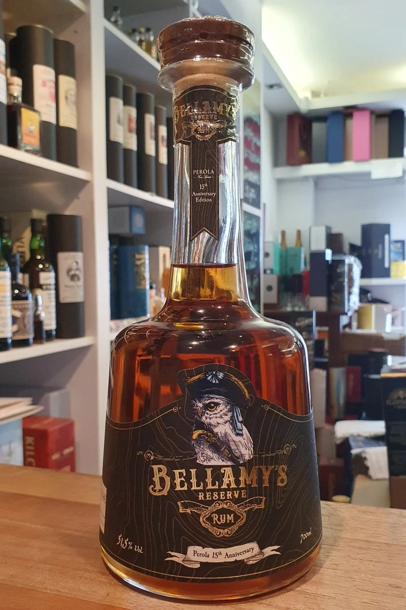 Bellamy's Rum 15 th Edition Bourbon cask 0,7l 51,5 %vol. Barbados jamaica Dom perola