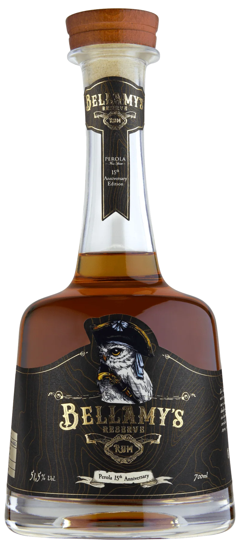 Bellamy's Rum 15 th Edition Bourbon cask 0,7l 51,5 %vol. Barbados jamaica Dom perola