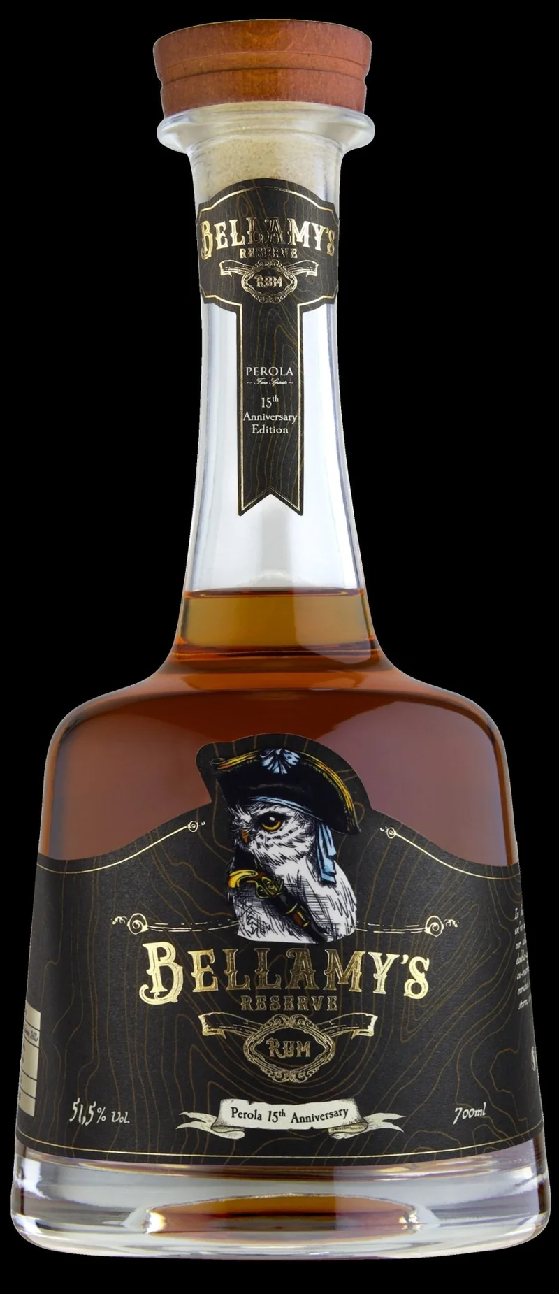 Bellamy's Rum 15 th Edition Bourbon cask 0,7l 51,5 %vol. Barbados jamaica Dom perola