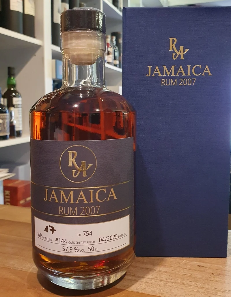 RA "Jamaica Rum 2007" WP 2025 Single sherry cask 0,5l 57,9 % vol. Rum Artesanal #144