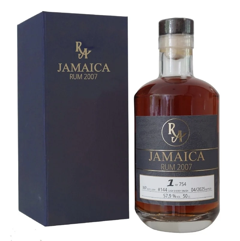 RA "Jamaica Rum 2007" WP 2025 Single sherry cask 0,5l 57,9 % vol. Rum Artesanal #144
