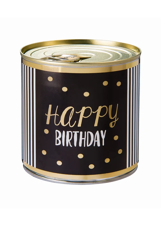 Geburtstags-Geschenkbox mit Champagner & Kuchen