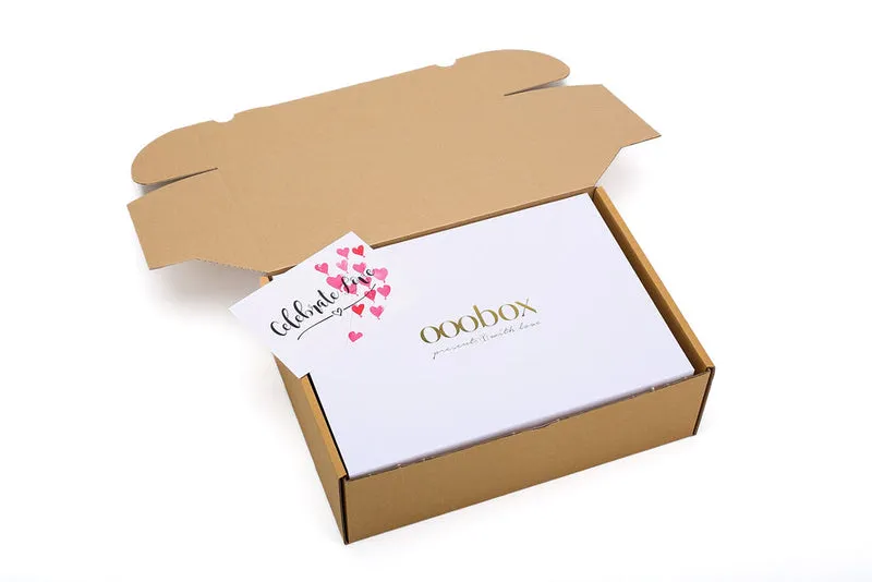 Geschenkbox 'Laßt uns das Leben feiern' mit köstlichen Delikatessen