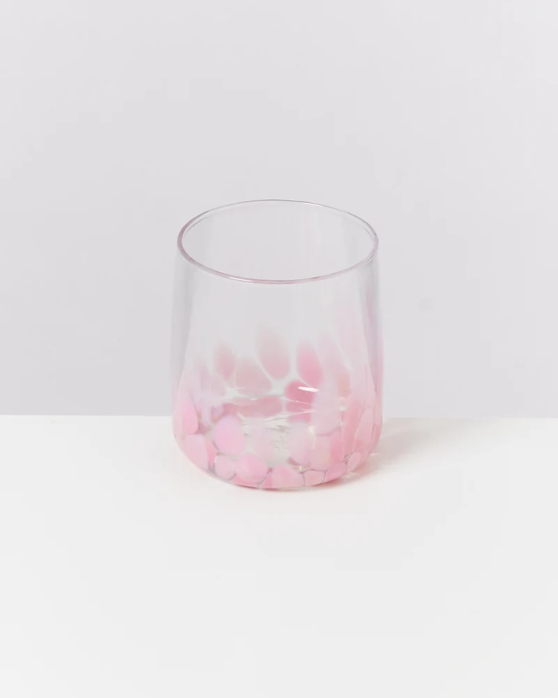 Alegria Glas klein rosa 6er-Set