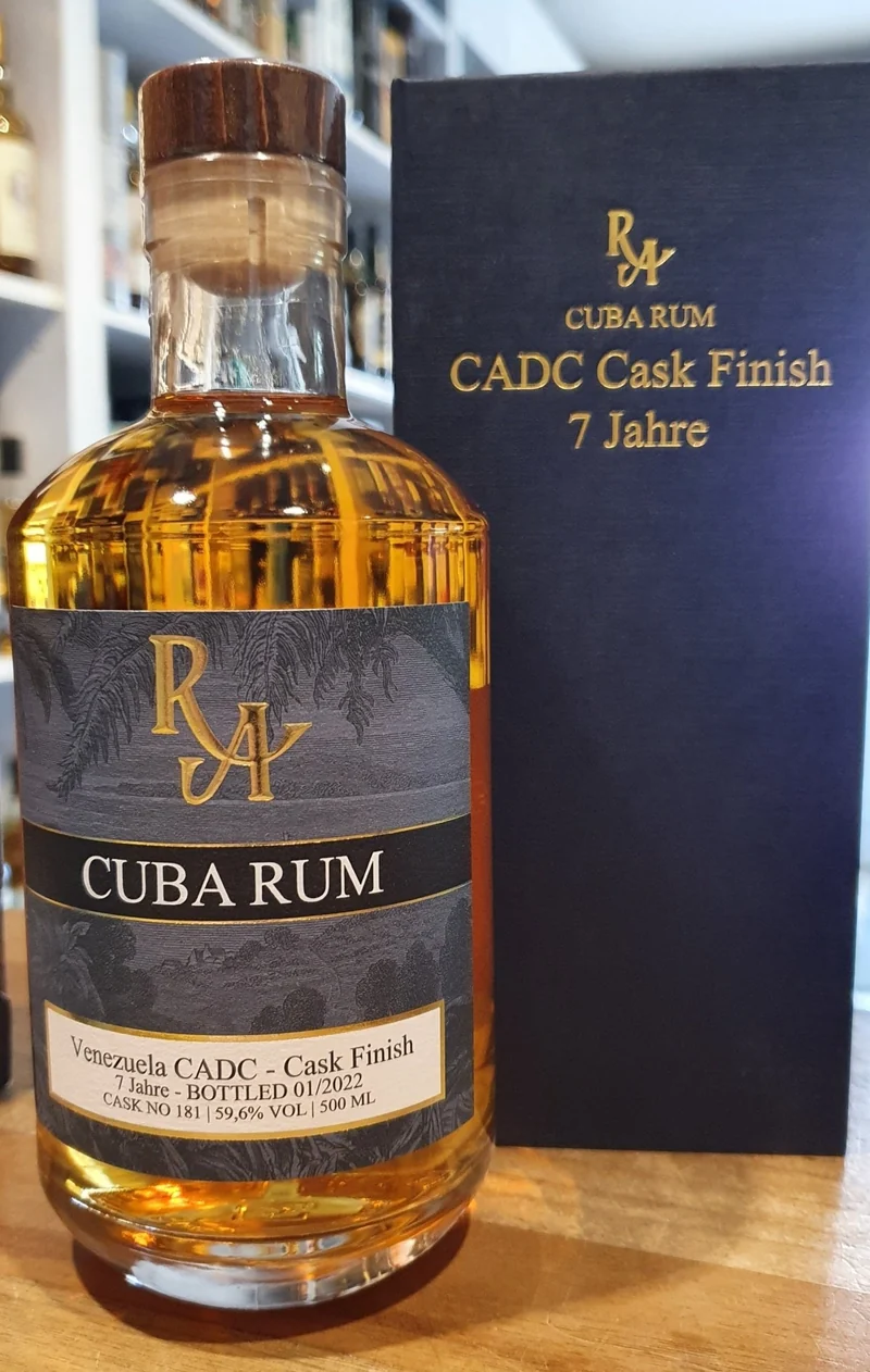 RA Central america 2015 2022 CADC 7 y finish 0,5l 59,6%vol. Cu Rhum ba Rum Artesanal Fassabfüllung Sonderedition limitiert auf ein Fass