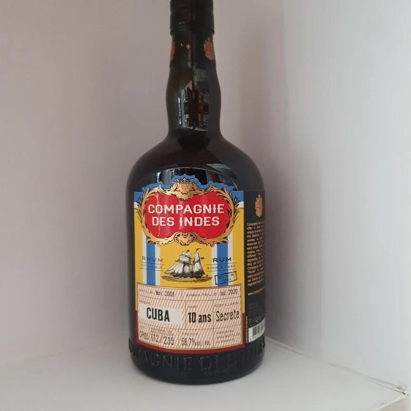 Compagnie des Indes Central america 2009 2020 10 y 0,7l 58.7%vol. cdi Rhum Rum Fassabfüllung Sonderedition limitiert auf ein Fass