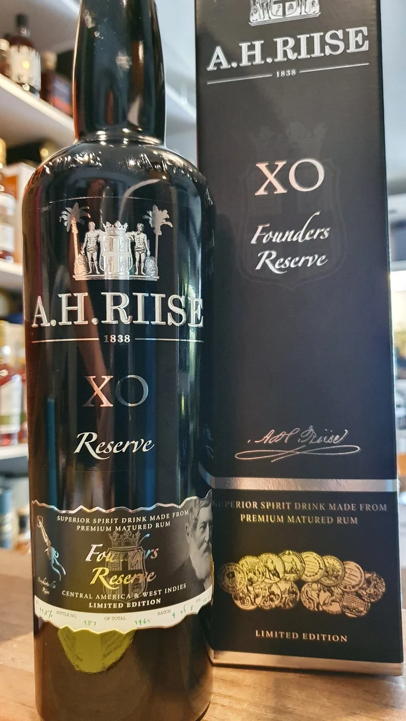 A.H.Riise XO Founders 3 2022 Reserve 0,7l 44,8% vol. Rum limited