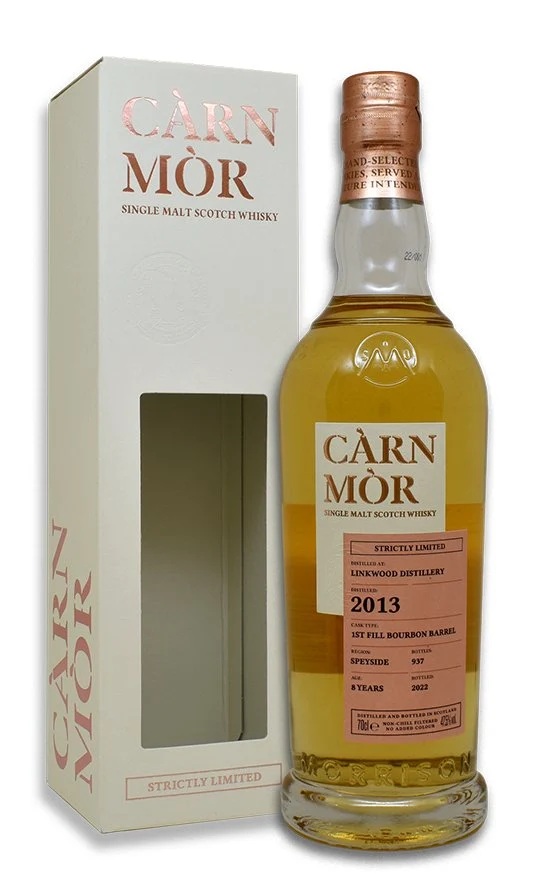 X Linkwood 2013 Bourbon Barrel Carn Mor Bourbon Barrel 47,5% vol. 0,7l Strictly Limited Whisky Speyside