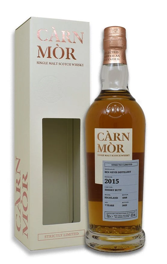X Ben Nevis 2015 Sherry Butt peated Carn Mor 47,5% vol. 0,7l Strictly Limited Highland Whisky