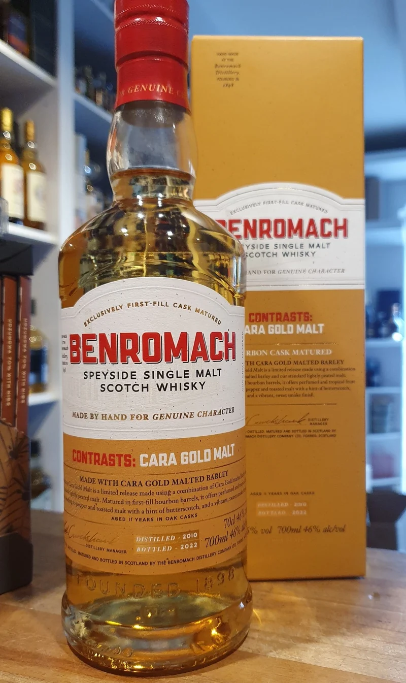 X Benromach 2010 2022 Cara Gold contrast Malt 0,7l 46% vol. Whisky