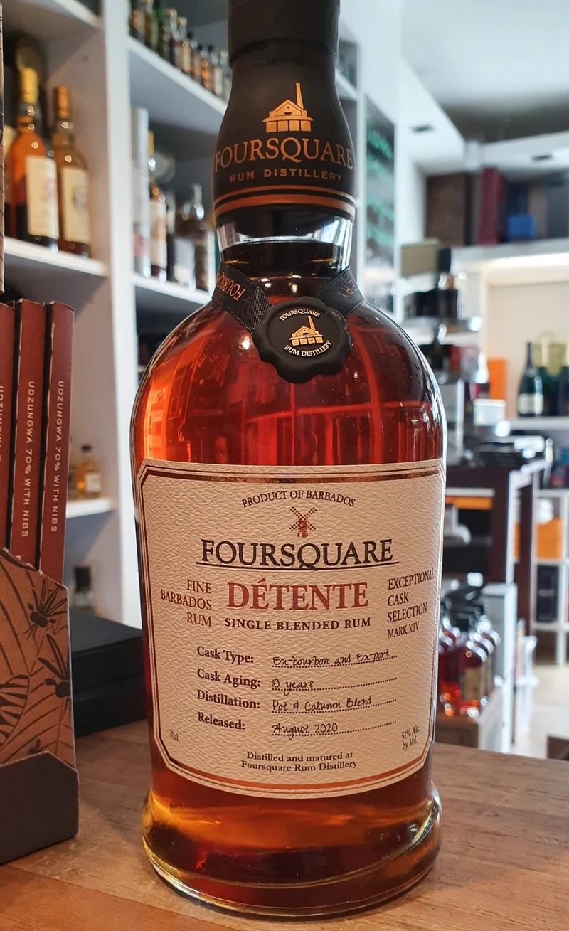 Foursquare 2010 Detente Barbados #17 51% vol. 0,7l ecs Rum
