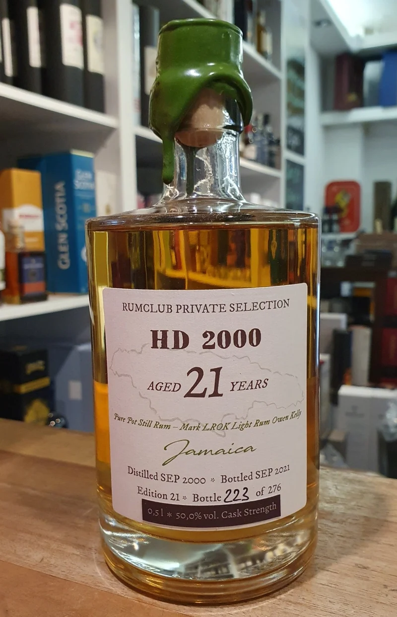 Rumclub Ed. 21 Hampden HD 2000 Jamaica 50% vol. 0,5l Single cask Rum club Jamaika