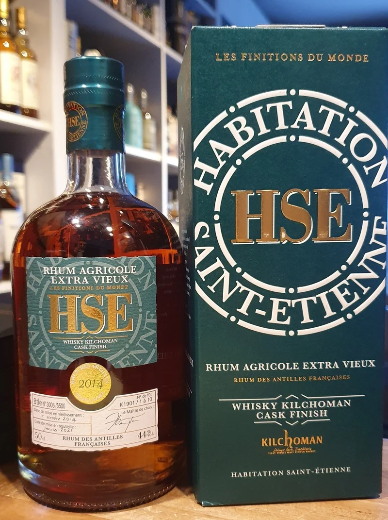X HSE 2014 2021 Kilchoman cask Martinique Rhum Vieux Agricole Reserve Speciale Rum 44% vol. 0,5l