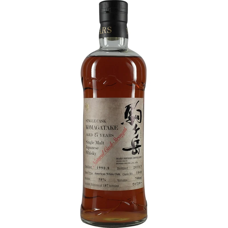 Mars Komagatake 1990 #1040 27 Years Single Cask